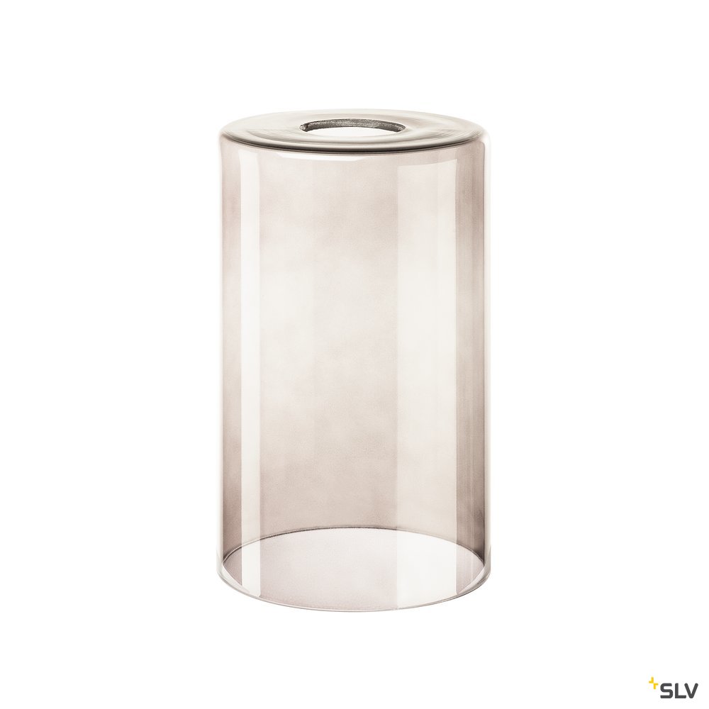 SLV FENDA, Glasleuchtenschirm, Rauchglas