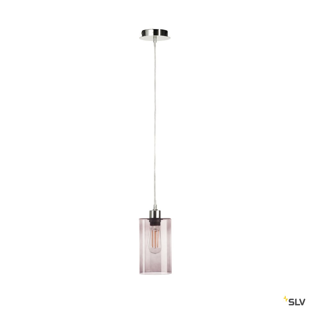 SLV FENDA, Glasleuchtenschirm, Rauchglas