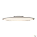 SLV PANEL 60 rund, LED Indoor Deckenaufbauleuchte, silbergrau, 3000K