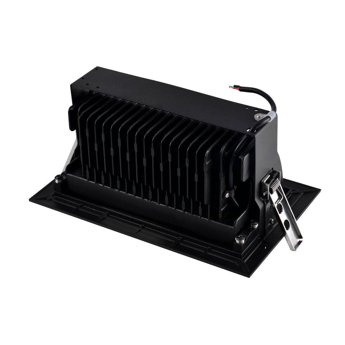 SLV ALAMEA LED Deckeneinbauleuchte, schwarz, 3000K, 45W