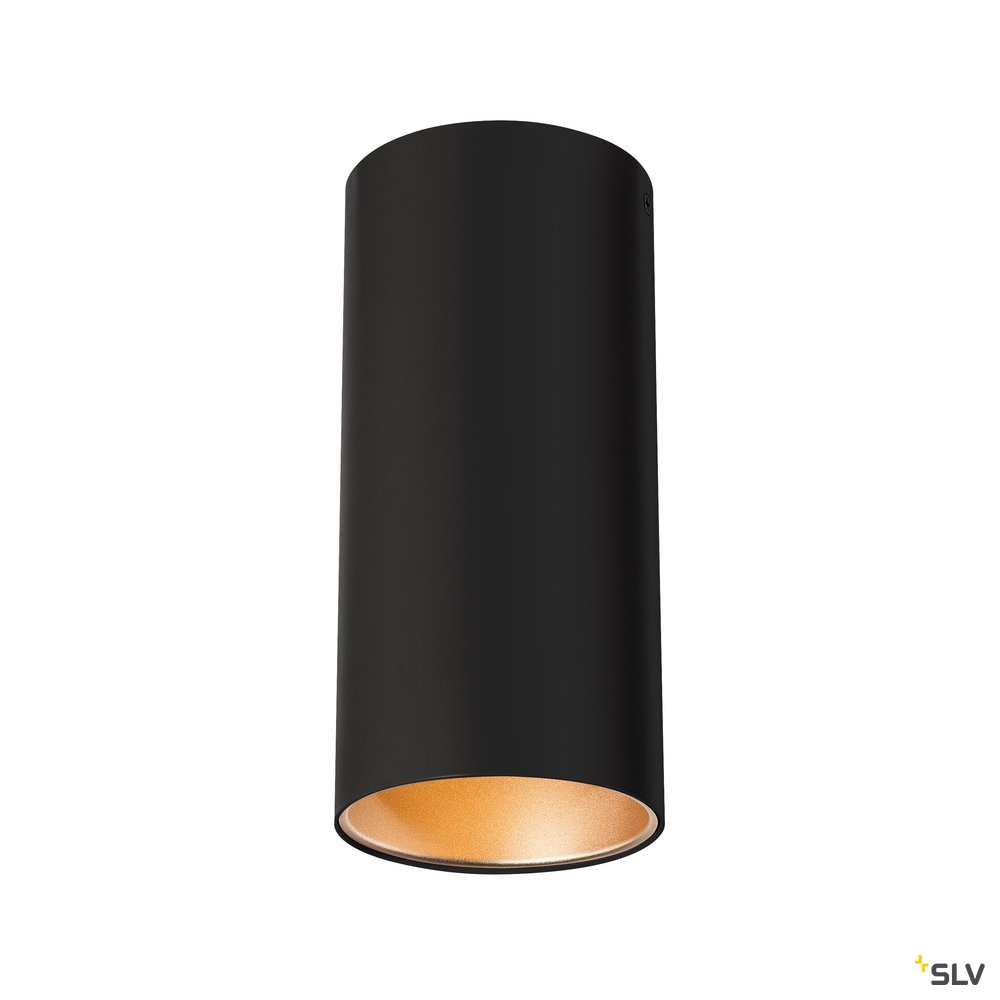 SLV ANELA LED Deckenleuchte, schwarz, 3000K