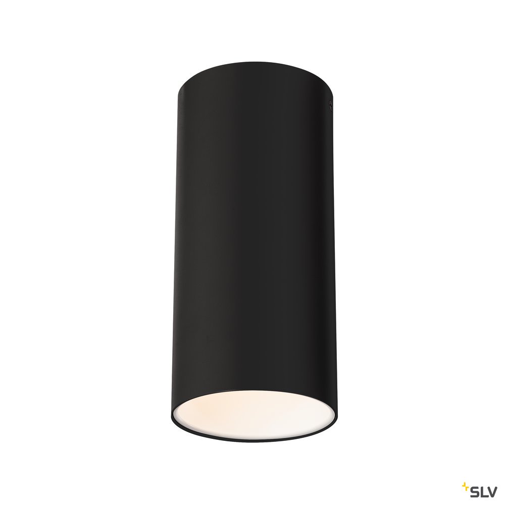 SLV ANELA LED Deckenleuchte, schwarz, 3000K
