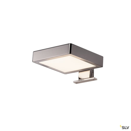 SLV DORISA LED Spiegelleuchte, quadartisch, chrom,  4000K, IP44