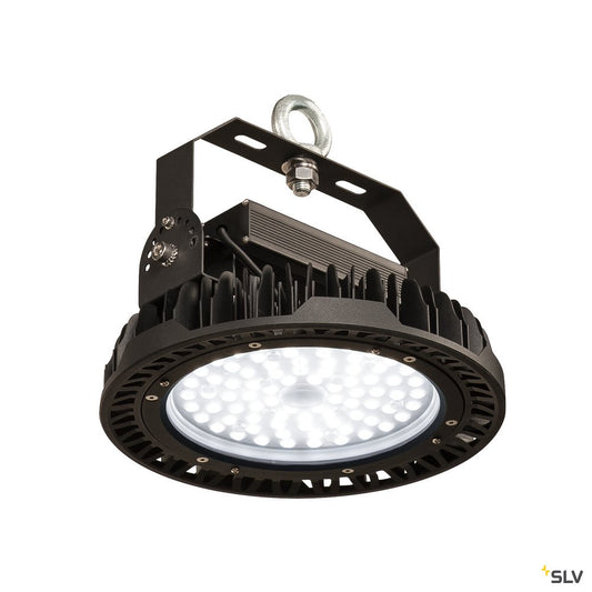SLV PARA FLAC LED Pendelleuchte, schwarz, 100W 4000K, IP65
