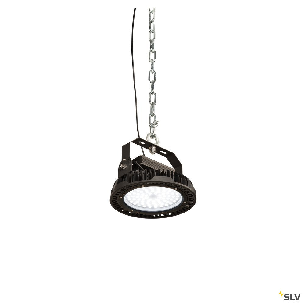 SLV PARA FLAC LED Pendelleuchte, schwarz, 150W 4000K, IP65