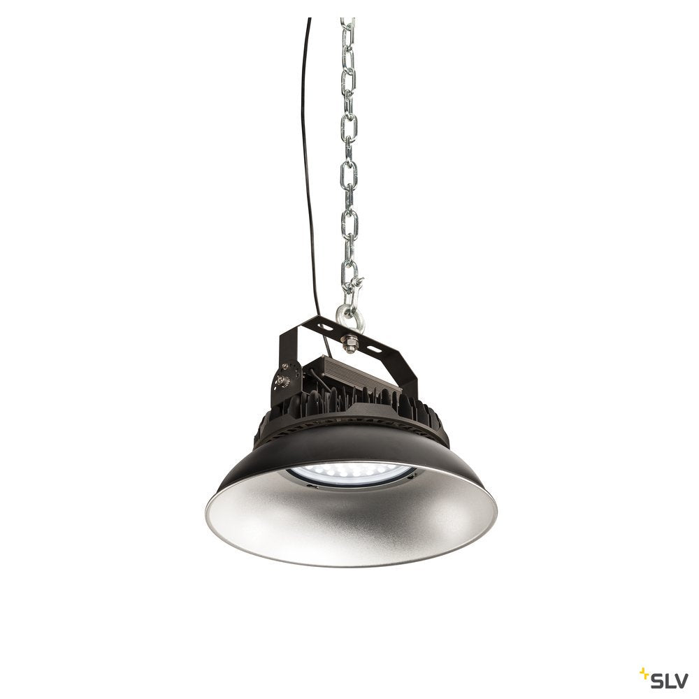 SLV PARA FLAC LED Pendelleuchte, schwarz, 150W 4000K, IP65