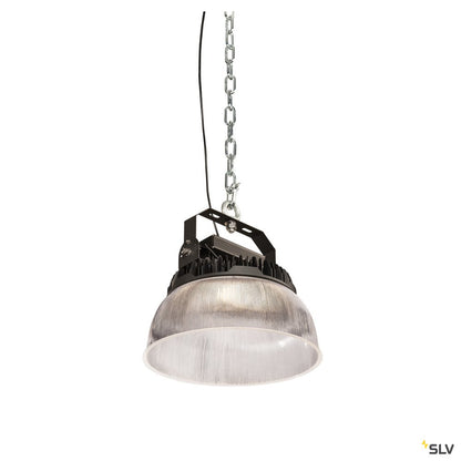 SLV PARA FLAC LED Pendelleuchte, schwarz, 150W 4000K, IP65