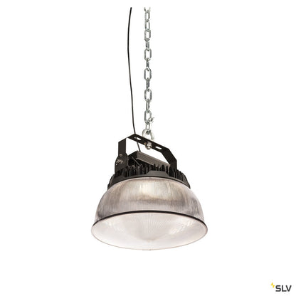 SLV PARA FLAC LED Pendelleuchte, schwarz, 150W 4000K, IP65