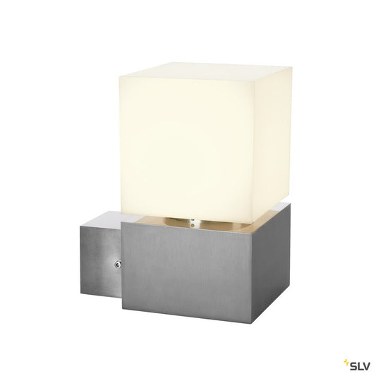 SLV SQUARE WL, LED Outdoor Wandaufbauleuchte, IP44, Edelstahl 316, 3000K