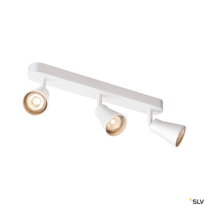SLV AVO CW Triple, Indoor Wand- und Deckenaufbauleuchte, QPAR51, weiß, max. 50W