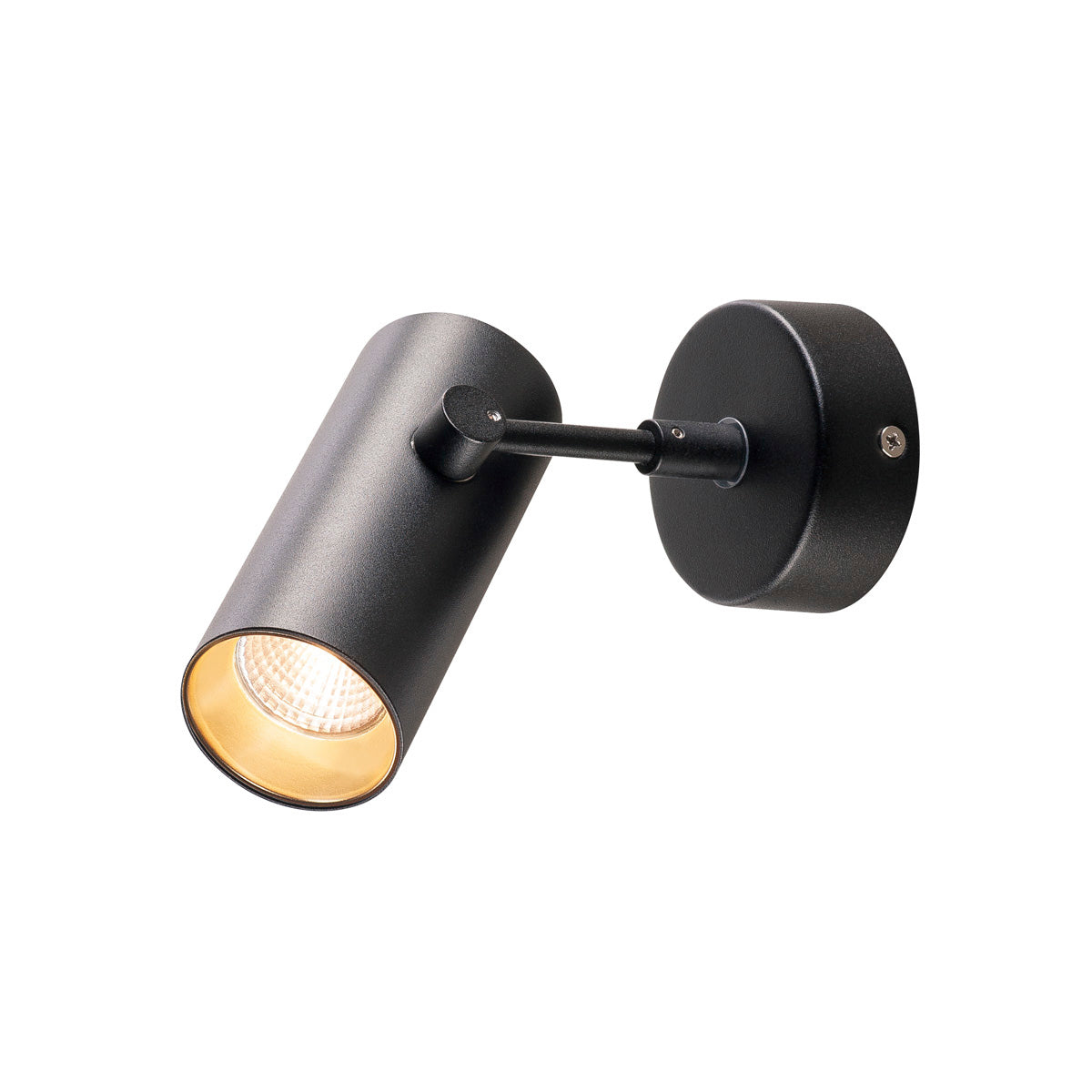 SLV REVILO LED Wand- und Deckenleuchte, schwarz, 2700K, 15°