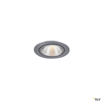 SLV KAHOLO E27 Deckeneinbauleuchte, alu gebürstet, max. 50W