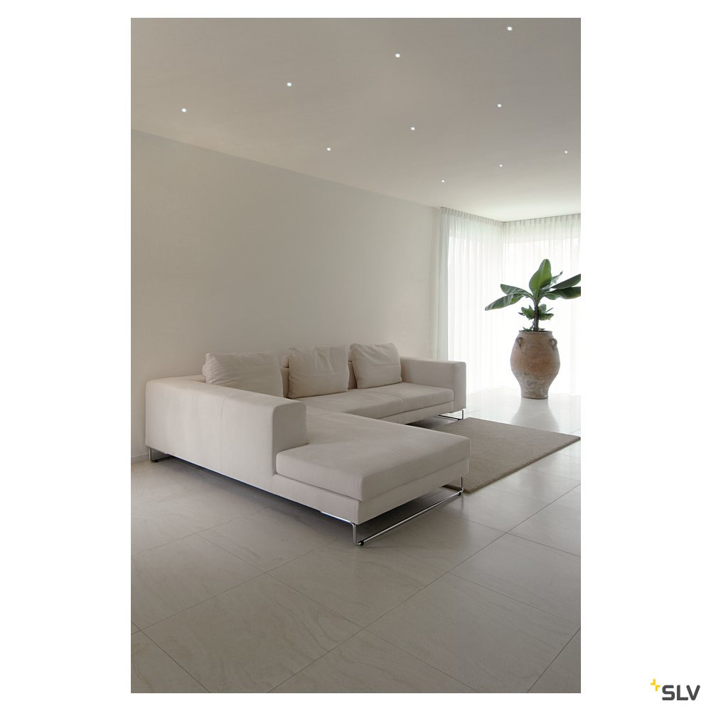 SLV TRITON MINI LED Deckeneinbauleuchte, weiss, 3000K, 12°