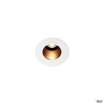 SLV TRITON MINI LED Deckeneinbauleuchte, schwarz/weiss, 3000K, 12°
