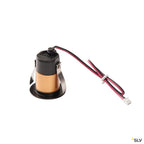 SLV TRITON MINI LED Deckeneinbauleuchte, schwarz/gold, 3000K, 12°