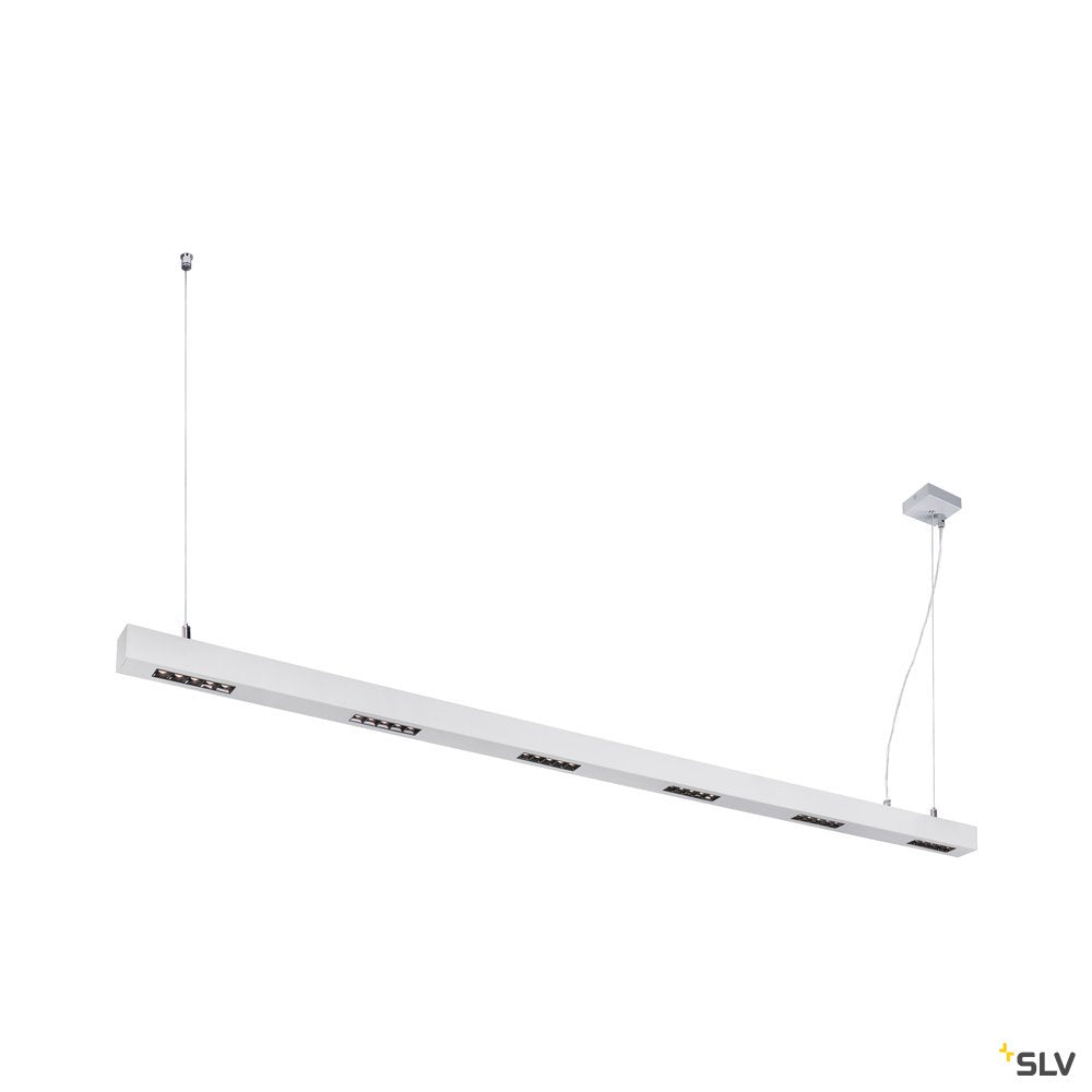 SLV Q-LINE PD, LED Indoor Pendelleuchte, 2m, BAP, silber, 3000K