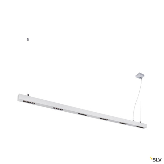 SLV Q-LINE PD, LED Indoor Pendelleuchte, 2m, BAP, silber, 3000K