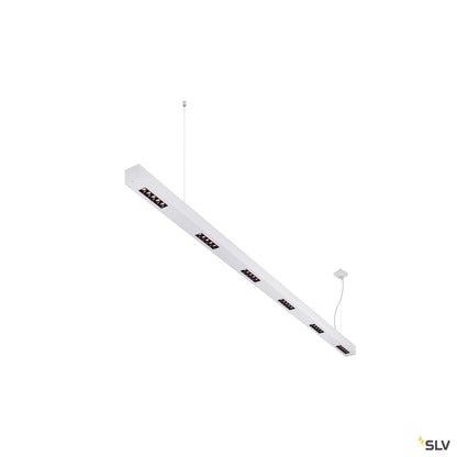 SLV Q-LINE PD, LED Indoor Pendelleuchte, 2m, BAP, silber, 3000K