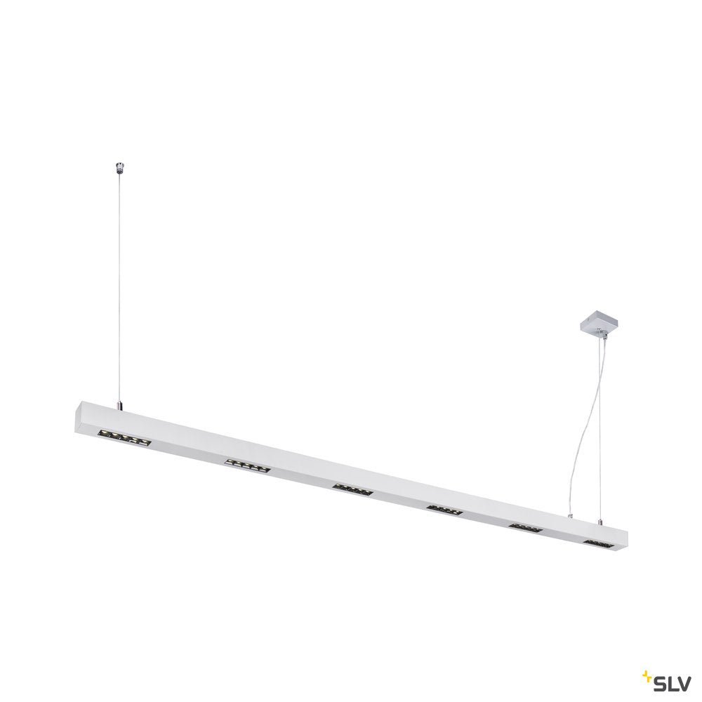 SLV Q-LINE PD, LED Indoor Pendelleuchte, 2m, BAP, silber, 4000K