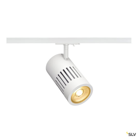 SLV STRUCTEC LED 24W, rund, weiss, 3000K, 36°, inkl. 1P.-Adapter