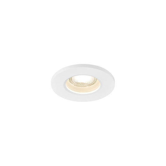 SLV KAMUELA LED Fire-rated Deckeneinbauleuchte, weiss, 3000K, 38°, IP65