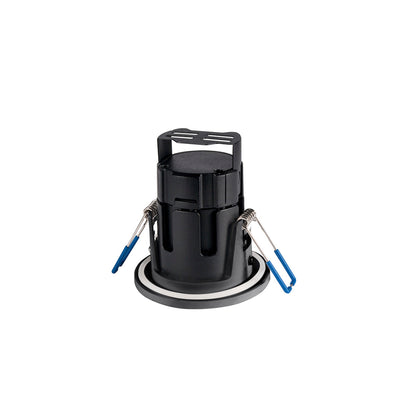 SLV KAMUELA LED Fire-rated Deckeneinbauleuchte, schwarz, 4000K, 38°, IP65