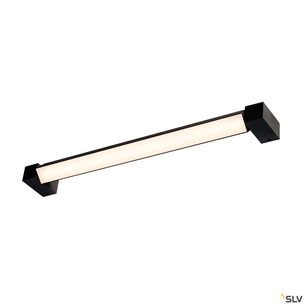 SLV LONG GRILL LED Wand- und Deckenleuchten, schwarz, 3000K