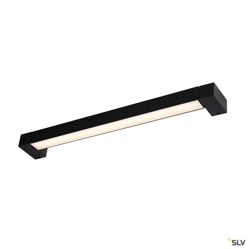 SLV LONG GRILL LED Wand- und Deckenleuchten, schwarz, 3000K
