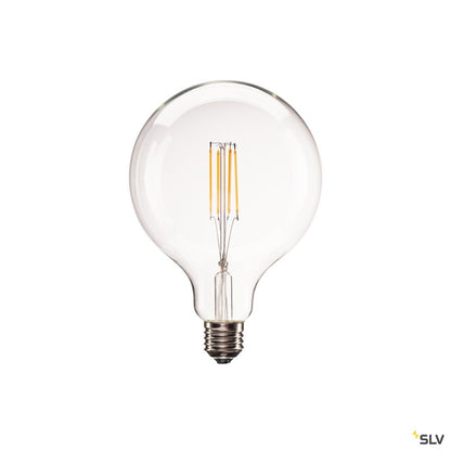 SLV E27 LED G125 Leuchtmittel, 330°, 2700K, 806lm, dimmbar