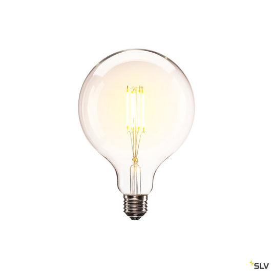 SLV E27 LED G125 Leuchtmittel, 330°, 2700K, 806lm, dimmbar