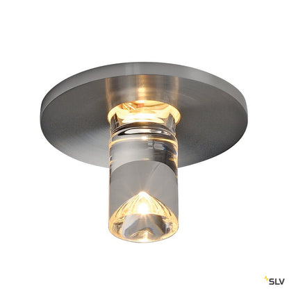 SLV LED Lightpoint Einbauleuchte, rund, alu gebürstet, 1W LED, 3000K