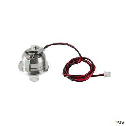 SLV LED Lightpoint Einbauleuchte, rund, alu gebürstet, 1W LED, 3000K