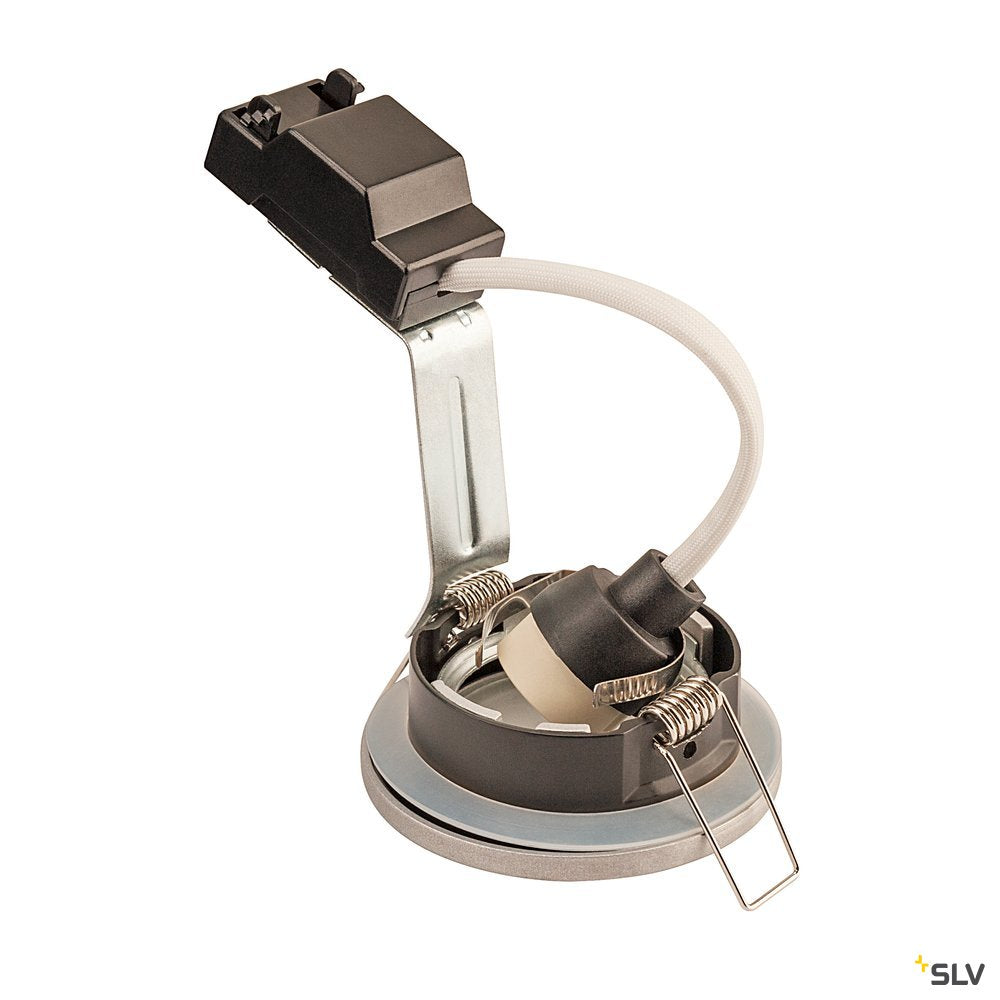 SLV DOLIX OUT QPAR51, rund, silbergrau