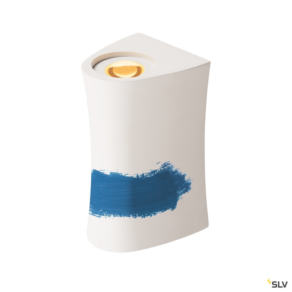 SLV PLASTRA, Wandleuchte, LED, 3000K, up/down, Stahl/weißer Gips, max. 35W