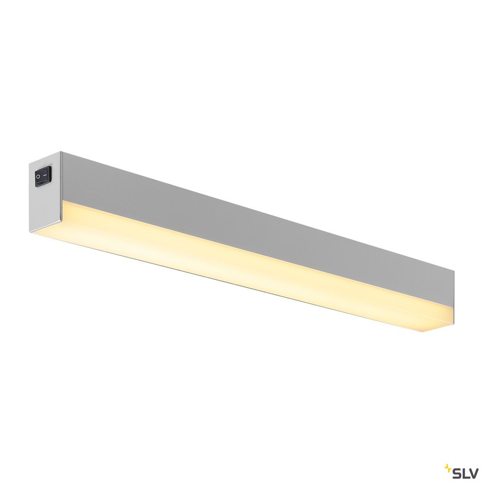 SLV SIGHT LED, Wand- und Deckenleuchte, mit Schalter, 600mm, silber