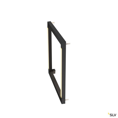 SLV OPEN GRILL LED, Double Twist Wand- und Deckenleuchte, eckig, schwarz