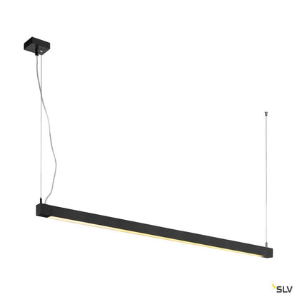 SLV OPEN GRILL LED, Single Twist Pendelleuchte, 1200mm, schwarz