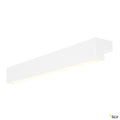 SLV L-LINE 60 LED, Wand- und Deckenleuchte, IP44, 3000K, 700lm, weiss