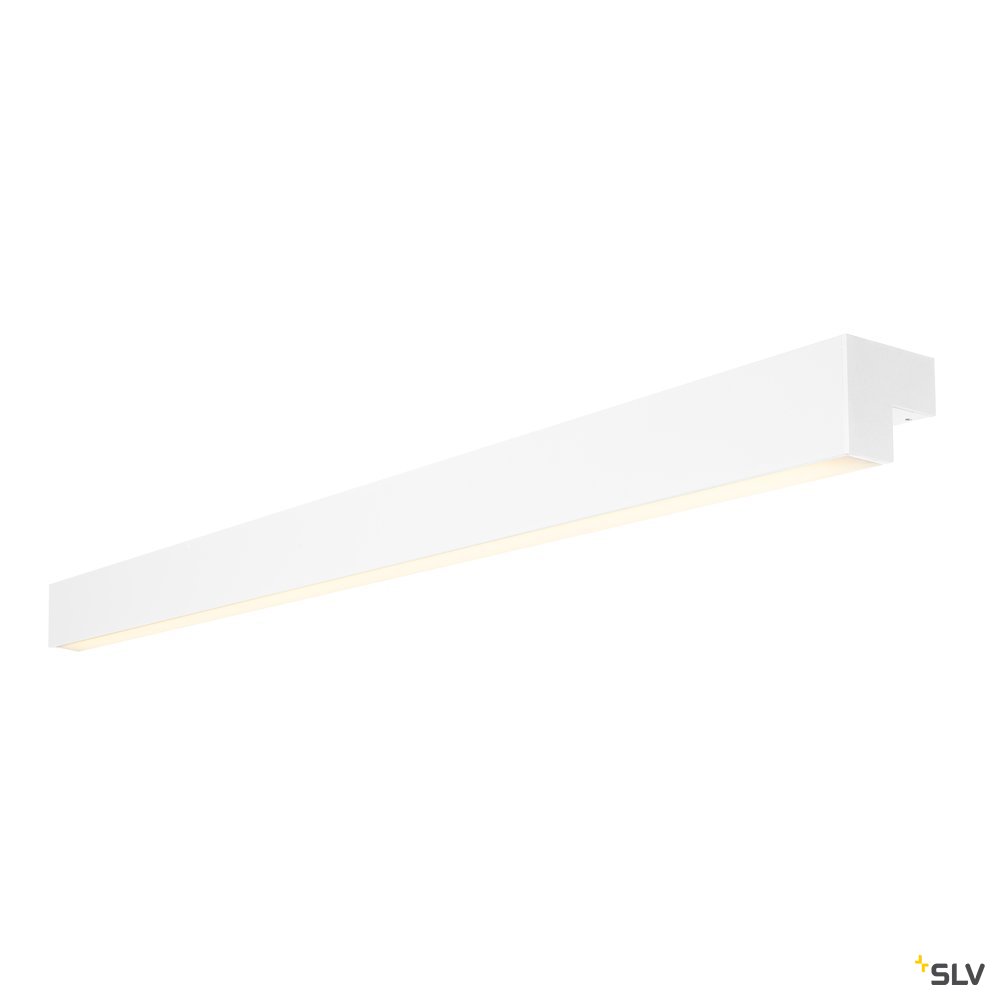 SLV L-LINE 120 LED, Wand- und Deckenleuchte, IP44, 3000K, 3000lm, weiss