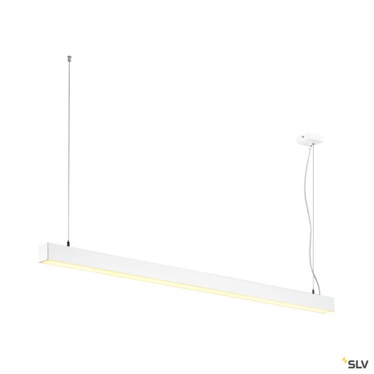 SLV Q-LINE  SINGLE LED, Pendelleuchte, 1500mm, weiss