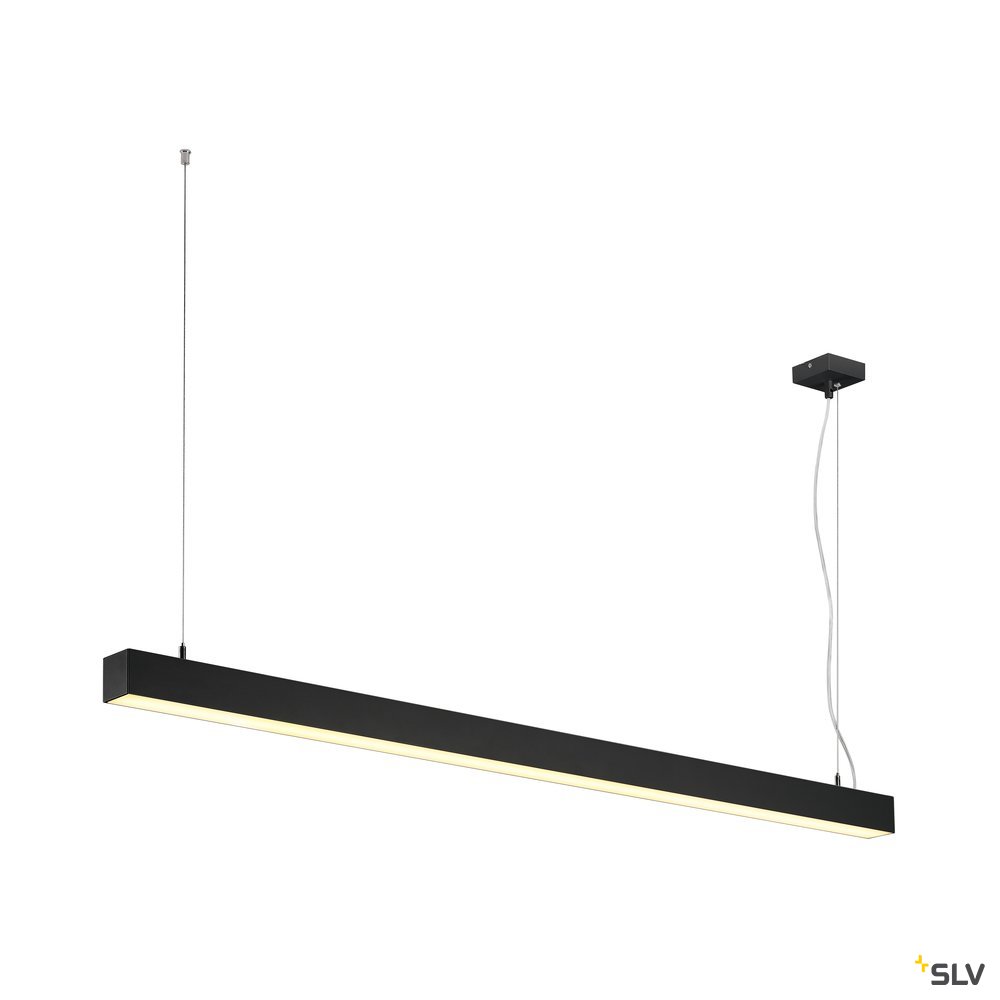 SLV Q-LINE DALI SINGLE LED, Pendelleuchte, dimmbar, 1500mm, schwarz