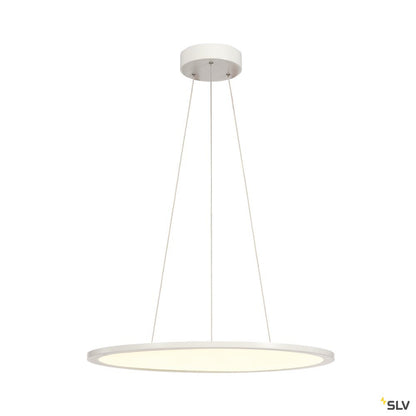 SLV LED PANEL ROUND, Pendelleuchte , weiss, 360LED, 40W, dimmbar 1-10V, 3000K