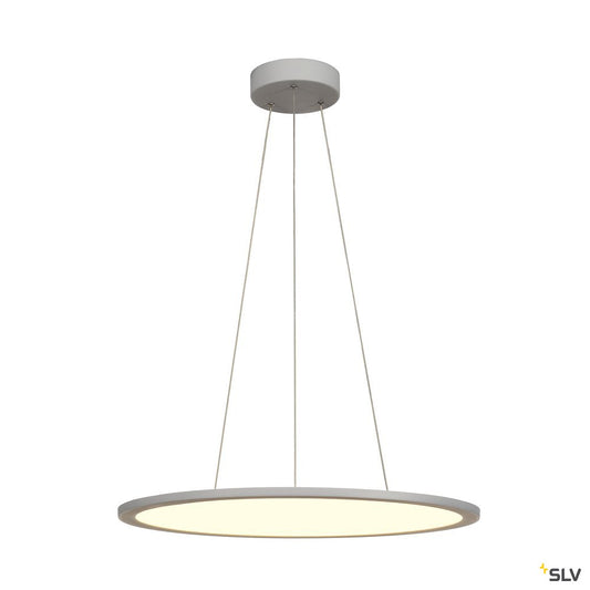 SLV LED PANEL ROUND, Pendelleuchte , silbergrau, 360LED, 40W, dimmbar 1-10V, 4000K