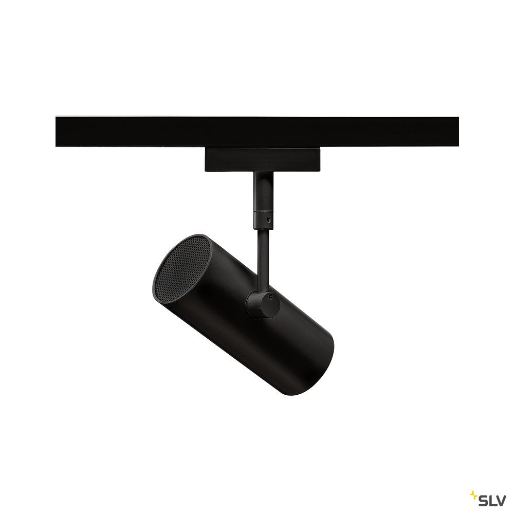 SLV REVILO, Strahler für SLV D-TRACK Hochvolt-Stromschiene 2Phasen, LED, 3000K, schwarz, 36°, inkl. 2 Phasen-Adapter