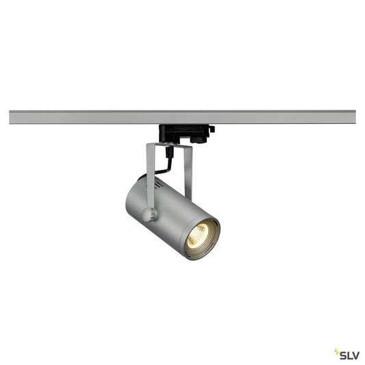 SLV Stromschienenstrahler EURO small 9W COB grau 3000K 36° 3Phas