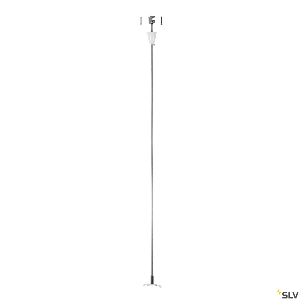 SLV Pendelabhängung für S-TRACK 3P.-Schiene, verkehrsweiß, 100cm