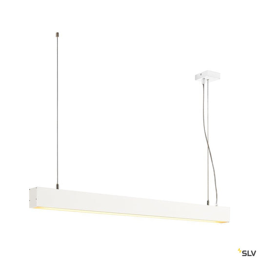 SLV GLENOS Pendelleuchte, mattweiss, 1m, 52W, 3000K