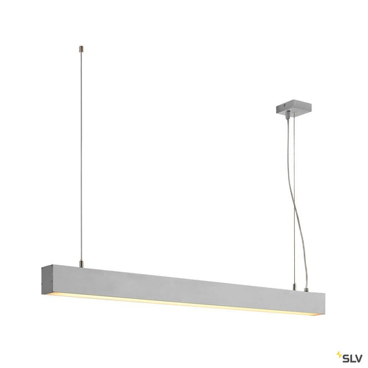 SLV GLENOS Pendelleuchte, alu eloxiert, 1m, 52W, 3000K