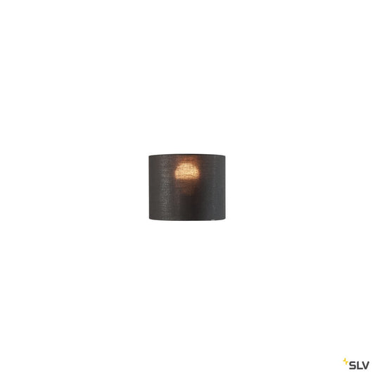 SLV FENDA Schirm Ø 20cm, rund, schwarz/Kupfer