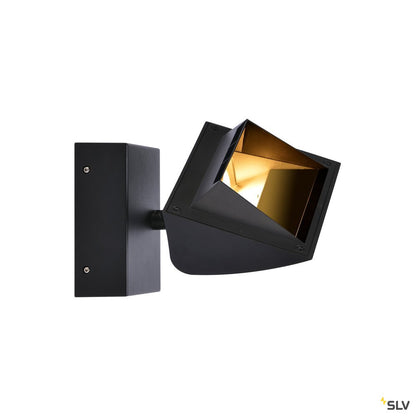 SLV MERADO FLOOD WL, LED Indoor Wandaufbauleuchte, schwarz, 3000K, 40°